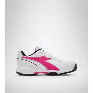 Buty do tenisa damskie Diadora S.CHALLENGE 4 SL clay white/black/pink - Tenis ziemny - miniaturka - grafika 1