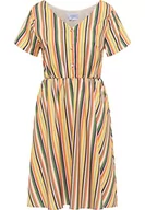 Sukienki - usha BLUE LABEL Sukienka damska, morelowa, wielokolorowa, XXL, morela, wielokolorowa, XXL - miniaturka - grafika 1