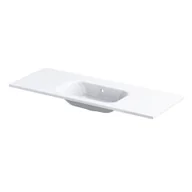 Umywalki - Umywalka meblowa Oristo Are 121x46 cm prostokątna biały połysk UME-AR-120-92-BO - miniaturka - grafika 1