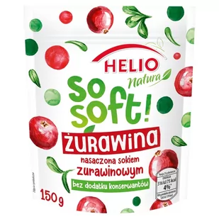 Helio Natura So Soft! Żurawina 150 g - Owoce świeże i suszone - miniaturka - grafika 1