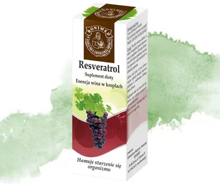 RESVERATROL- esencja wina w kroplach 20ml. BONIMED - Suplementy naturalne - miniaturka - grafika 1