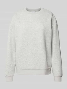 Bluza z prążkowanymi wykończeniami model ‘SANDY’ - Bluzy damskie - miniaturka - grafika 1