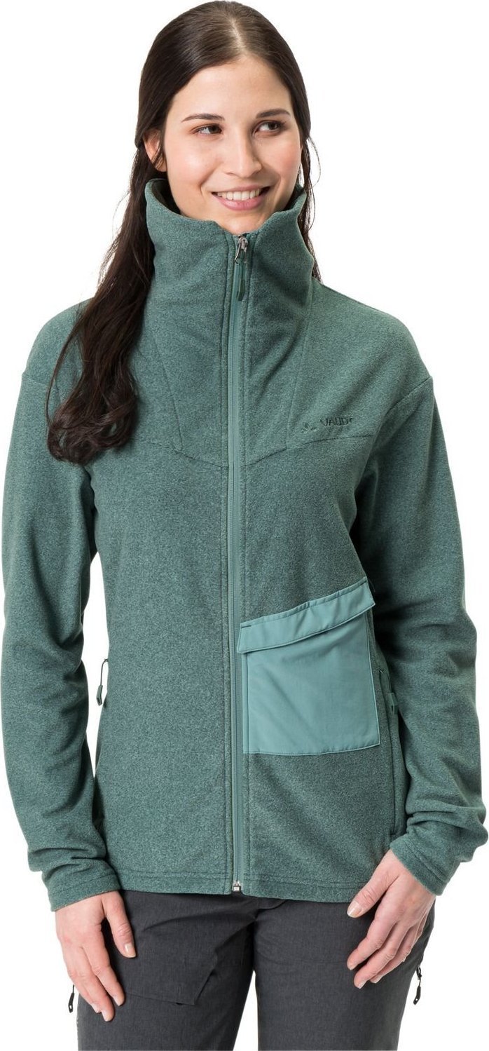 Vaude Kurtka polarowa sportowa damska Vaude Yaras - zielona 38