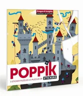 Puzzle - Poppik, puzzle naklejki Smok i Rycerz - miniaturka - grafika 1