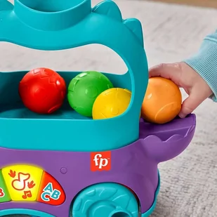 Fisher Price SS Dinuś Podskakujące piłeczki HNR51 - Zabawki kreatywne - miniaturka - grafika 2