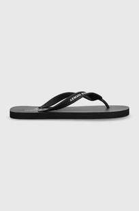Armani Exchange japonki męskie kolor czarny XUQ002.XV676.00002 - Klapki i japonki męskie - miniaturka - grafika 1