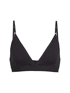 Icebreaker Wełna Merino Underwear, Biustonosz Damski, Biustonosz Bez Drutów, Biustonosz Komfortowy, Usztywniany, Czarny, M - Biustonosze - miniaturka - grafika 1