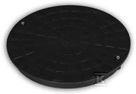 Akcesoria hydrauliczne - Pokrywa tworzywowa PP dn 400mm, klasa A15=1.5t, na rurę trzonową gładką DN/OD 400mm, kolor czarny (studnia Diamir 400) - miniaturka - grafika 1