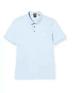 BOSS Męska koszulka polo pasażerska, Open Blue487, 3XL - Koszulki męskie - miniaturka - grafika 1