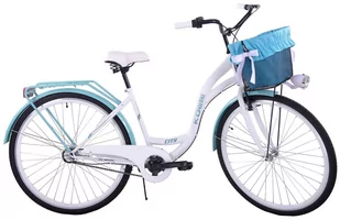 Kozbike (K21) S3 28 cali Damski Biało-Morski - Rowery - miniaturka - grafika 2