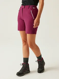 Regatta Szorty funkcyjne "Mountain II" w kolorze czerwonym - Odzież trekkingowa damska - miniaturka - grafika 1