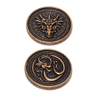 Gry planszowe - Smoki Miedziana Metalowa Moneta 1 szt - miniaturka - grafika 1