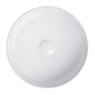 Omnires Tulsa Umywalka nablatowa 36 cm biały połysk TULSA355BP - Umywalki - miniaturka - grafika 1