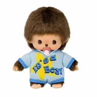 Maskotki i pluszaki - Monchhichi - Pluszowa małpka Bebichhichi 15cm, It's a Boy - miniaturka - grafika 1