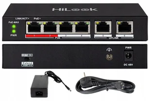 Komutatorius 6 prievadų HiLook NS-0106P-35 301802037 - Switche - miniaturka - grafika 1