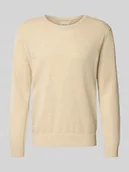 Swetry męskie - Longsleeve z domieszką lnu - miniaturka - grafika 1