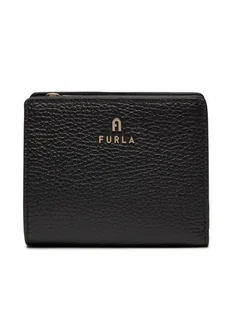 Furla Mały Portfel Damski Camelia S Compact Wallet WP00307-HSF000-O6000-1007 Czarny - Portfele - miniaturka - grafika 1