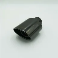 Układ wydechowy - akcesoria - Końcówka tłumika 100x80mm spaw 51mm czarna - miniaturka - grafika 1
