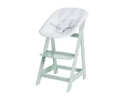 Krzesełka do karmienia - Roba Krzesełko do karmienia 2w1 "Born Up Zickzack" (Miętowy) - miniaturka - grafika 1
