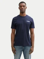 Koszulki męskie - Tom Tailor Denim T-Shirt 1043491 Granatowy Regular Fit - miniaturka - grafika 1