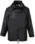Odzież robocza - PORTWEST S440 KLASYCZNA KURTKA PRZECIWDESZCZOWA; CZARNY - miniaturka - grafika 1