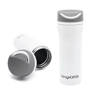 Konighoffer KönigHOFFER LOGAN KUBEK TERMICZNY 500 ML BIAŁY STAL NIERDZEWNA 5903313403603 - Termosy - miniaturka - grafika 1
