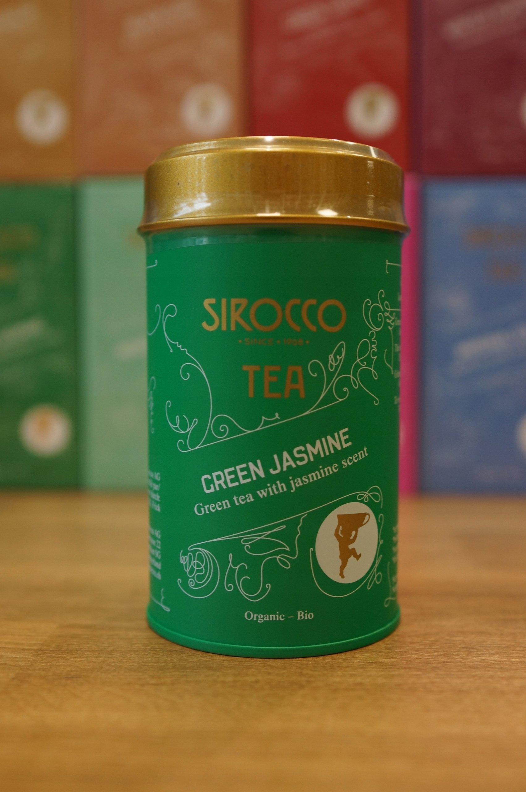 Sirocco Green Jasmine Herbata zielona liściasta 80g
