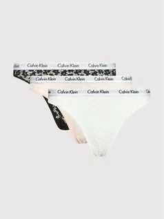Majtki damskie - Calvin Klein Underwear Komplet 3 par fig klasycznych 000QD3926E Kolorowy - grafika 1