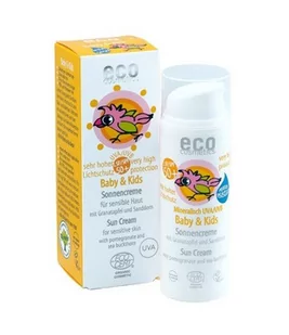 Eco Cosmetics BABY & KIDS Krem na słońce LSF/SPF 50+ z owocem granatu i rokitnikiem GreenLine-523-uniw - Kremy dla dzieci - miniaturka - grafika 2