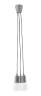 Lampy sufitowe - Szara potrójna lampa wisząca loftowa - EX542 E6-L99 - miniaturka - grafika 1