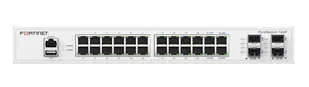 Fortinet FS-124F łącza sieciowe L2 Gigabit Ethernet (10/100/1000) 1U - Firewalle sprzętowe - miniaturka - grafika 1