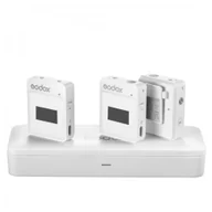 Kamery cyfrowe - akcesoria - Godox MoveLink II M2 2.4GHz Bezprzewodowy System Mikrofonowy (Biały) - miniaturka - grafika 1