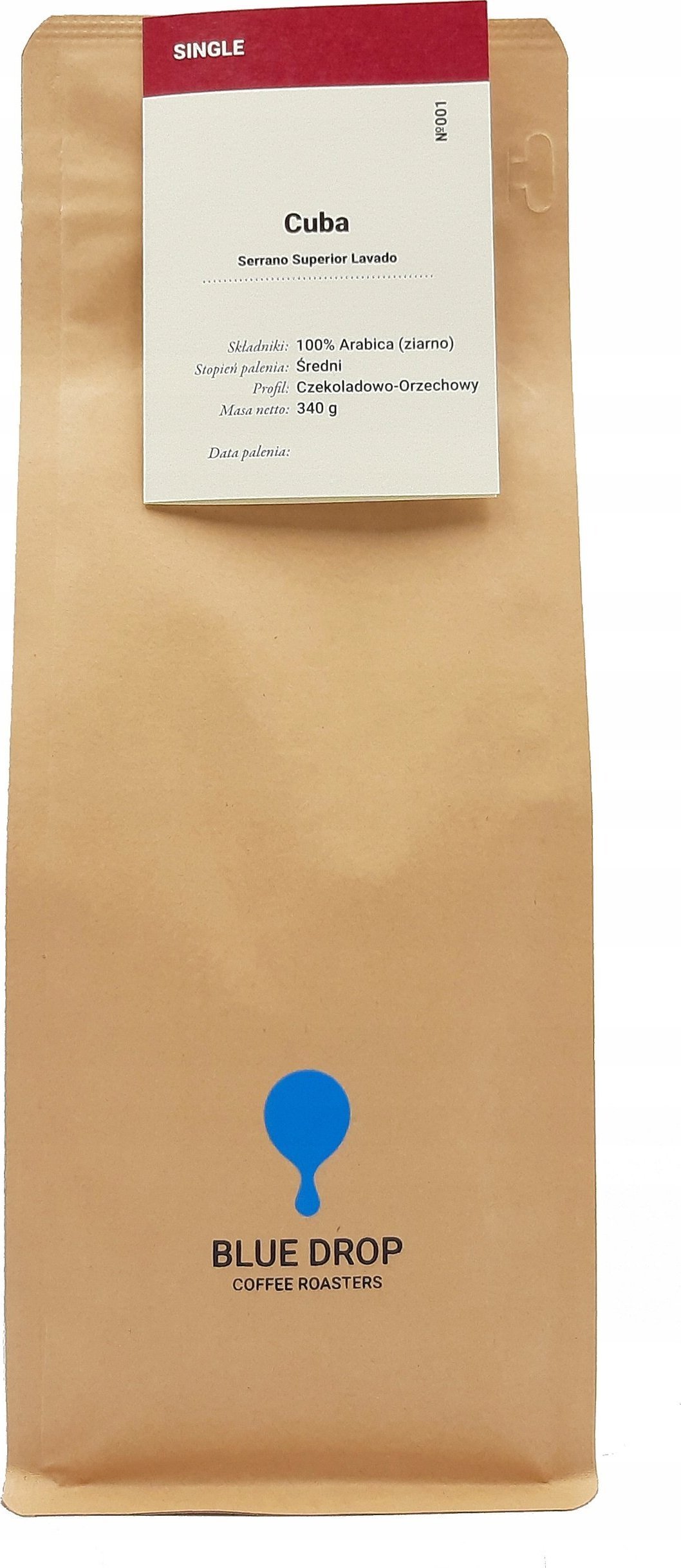 Kawa ziarnista BLUE DROP Kuba Serrano 340 g