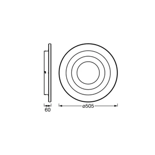 OSRAM Lampa sufitowa LED ORBIS SPIRAL LOOP, biały / opal, metal - Lampy sufitowe - miniaturka - grafika 1