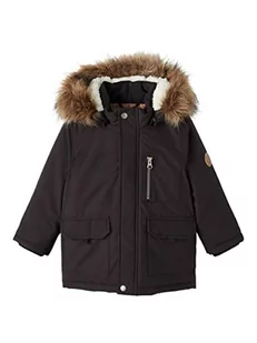 NAME IT Kurtka chłopięca parka, czarny, 80 - Kurtki i płaszcze dla chłopców - miniaturka - grafika 1