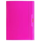 Teczki i skoroszyty - Herlitz TECZKA RYS. A4 Z GUMKĄ COL.BLOCK. RÓŻOWA - miniaturka - grafika 1