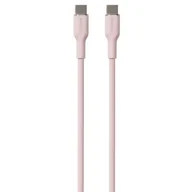 Kable USB - Kabel USB Typ-C - USB Typ-C PURO Icon Soft Cable 1.5 m Różowy - miniaturka - grafika 1