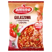 Zupy w płynie - Amino Zupa błyskawiczna gulaszowa z wieprzowiną i papryką 59 g - miniaturka - grafika 1
