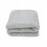 Prześcieradła - PODKŁAD WEŁNIANY 160x200 MERYNOS TUMBLER SZARY + GUMKI / PRZEŚCIERADŁO - miniaturka - grafika 1