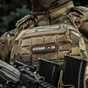 M-Tac - Naszywka Autosave PVC - 3D - Coyote - 51116705 - Odzież taktyczna i umundurowanie - miniaturka - grafika 5