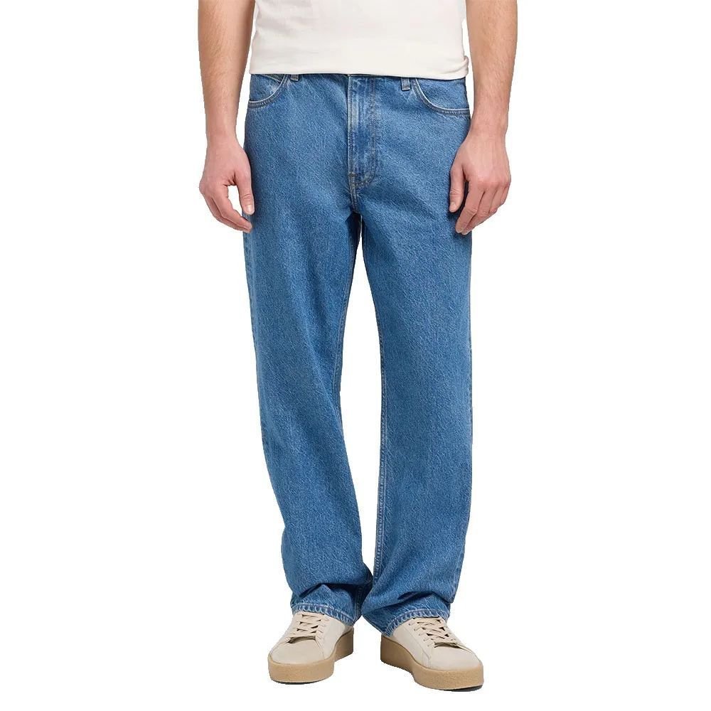 jeansy męskie lee 112371286 asher denim medium niebieski