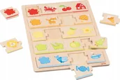 Puzzle - Goki Układanka puzzle do nauki kolorów +2 - miniaturka - grafika 1