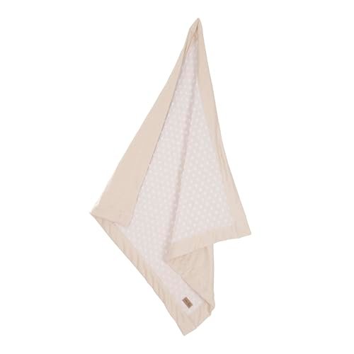 Beżowy koc dziecięcy z mieszanki bawełny 80x80 cm Frosty Almond – Roba