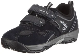 Swissies Półbuty chłopięce Mark, niebieski - niebieski granatowy Black Silver - 37 eu - Buty dla chłopców - miniaturka - grafika 1