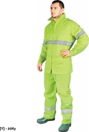 Odzież robocza - R.E.I.S. KPL-RAINER - KOMPLET PRZECIWDESZCZOWY Z ODBLASKAMI - żółty L - miniaturka - grafika 1