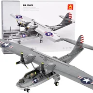 Samoloty i helikoptery - Klocki techniczne samolot bojowy PBY-5A Catalina 364 elementów ZA5322 - miniaturka - grafika 1