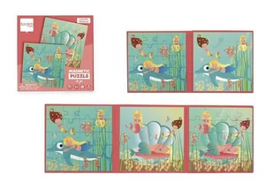 Scratch Puzzle magnetyczne - książka podróżna Syrenki 2 obrazki 40 elem. mokopico-1615-0 - Puzzle - miniaturka - grafika 1