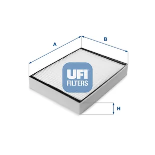 Filtr, wentylacja przestrzeni pasażerskiej UFI Filtry 53.077.00 - Filtry kabinowe - miniaturka - grafika 1