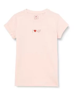 Koszulki dla dziewczynek - 4F Koszulka Dziewczęca Jtsd005 Koszulka, jasnoróżowa, 152 cm Dziewczynka, jasnoróżowy, 152 - grafika 1