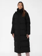 Kurtki damskie - 4F Kurtka zimowa 4FAW23TDJAF237 Czarny Regular Fit - miniaturka - grafika 1